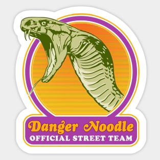 Danger Noodle // Official Street Team Sticker